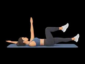 Dead bugs exercise demonstration